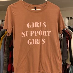 Girls support girls tee